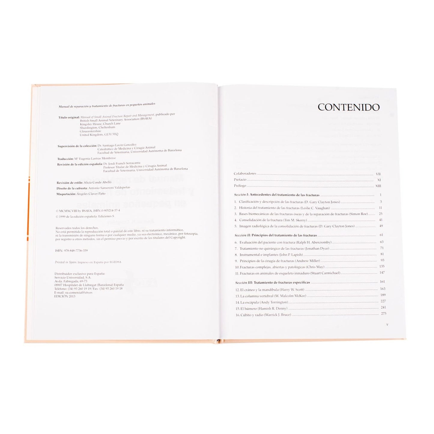 Manual de Reparación y Tratamiento de Fracturas en Pequeños Animales
