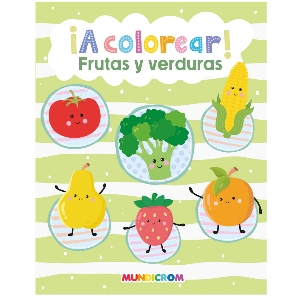 Colección ¡a Colorear! 3 Libros, Unicornios-mascotas-frutas - Mundicrom