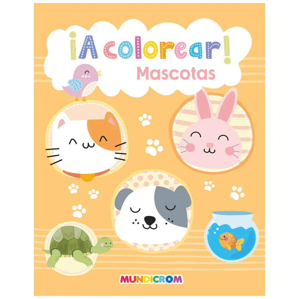 Colección ¡a Colorear! 3 Libros, Unicornios-mascotas-frutas - Mundicrom