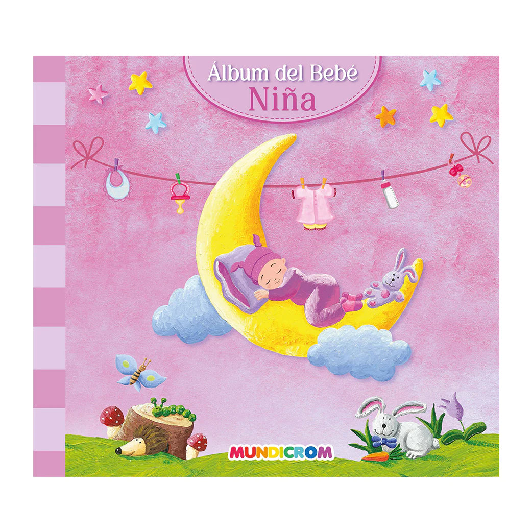 Libro Album Del Bebe Para Niña - Mundicrom