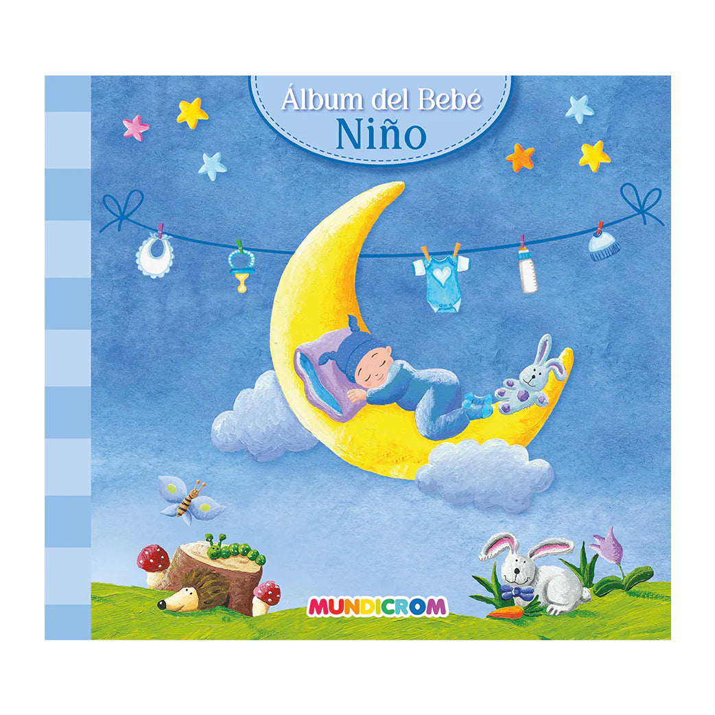 Libro Album Del Bebe Para Niño - Mundicrom