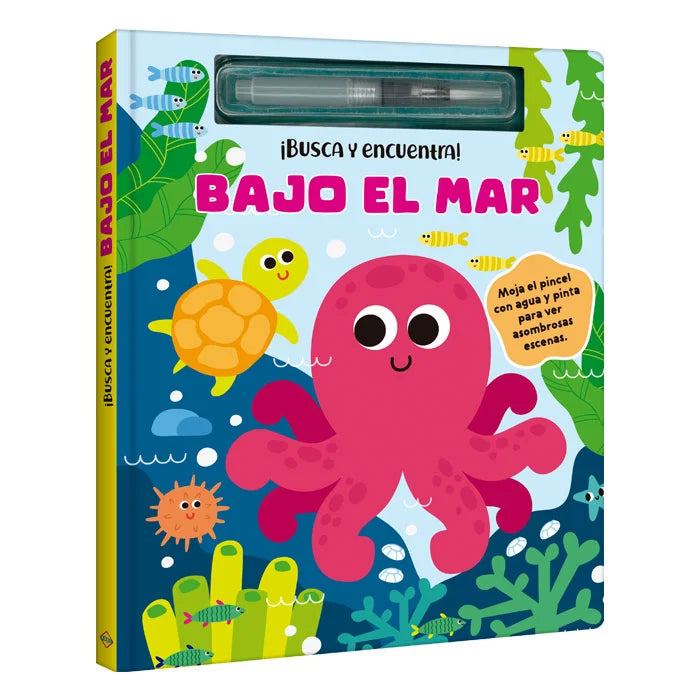 Libro Bajo El Mar Con Pincel - Busca Y Encuentra - Lexus