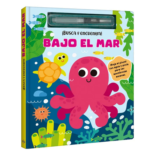 Libro Bajo El Mar Con Pincel - Busca Y Encuentra - Lexus
