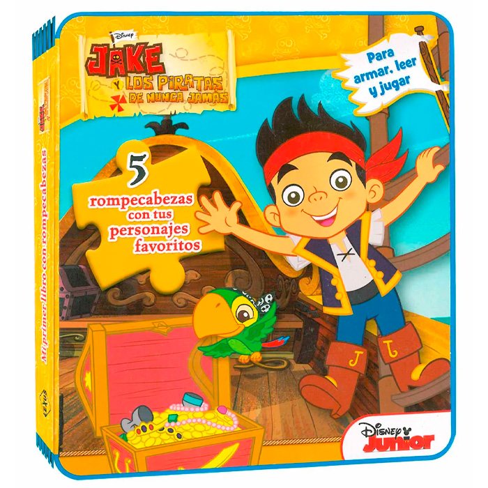 Disney Junior Jake y los Piratas - 5 Rompecabezas