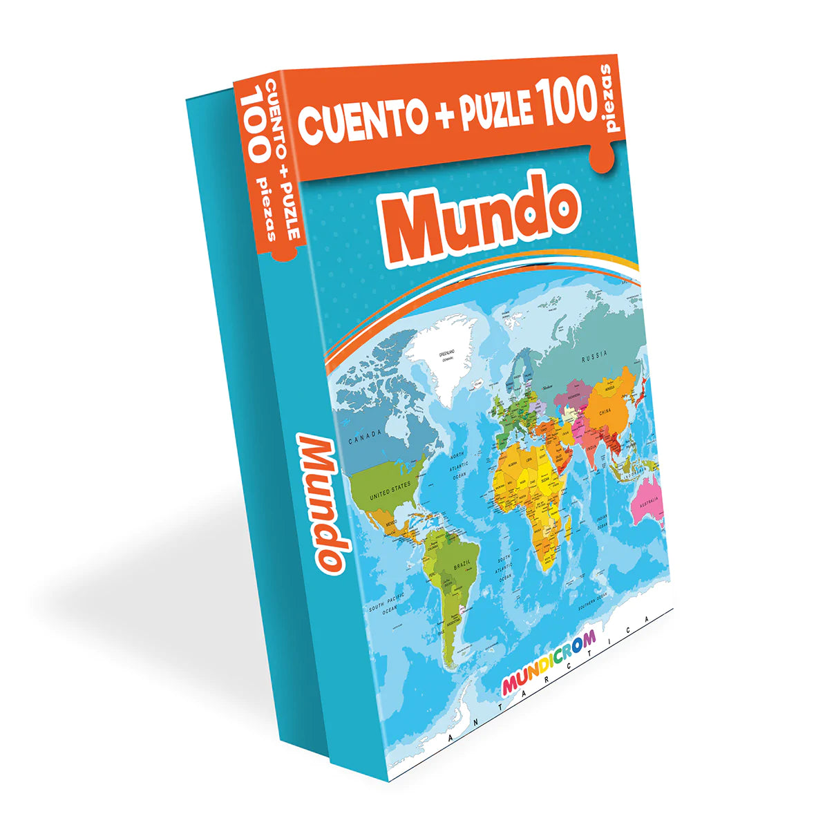 Libro Infantil Cuento Mundo + Puzle 100 Piezas Mundicrom