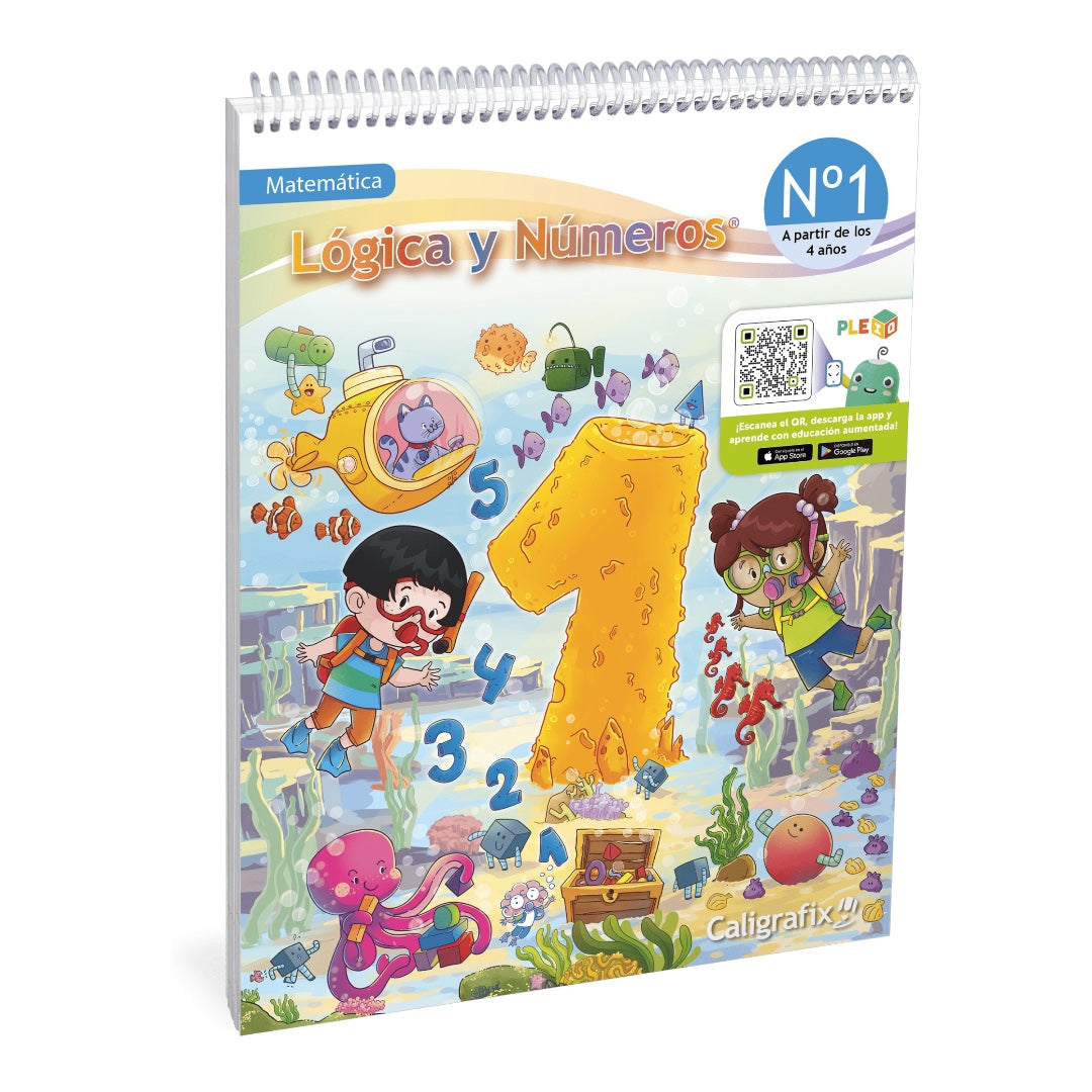 Pack Trazos Y Letras 1 - Logica Y Numeros 1 Caligrafix EDICION 2026