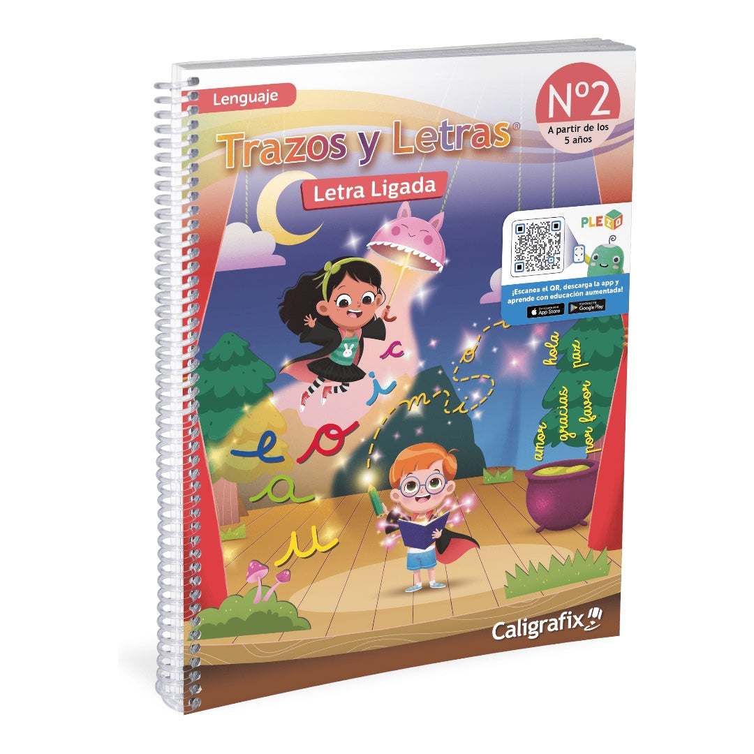 Pack Trazos y Letras N°2 - Lógica y Números N°2 Kinder Edición Actualizada Caligrafix