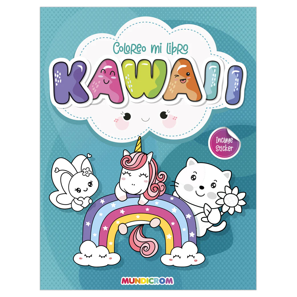 Coloreo Mi Libro Kawaii - Mundicrom