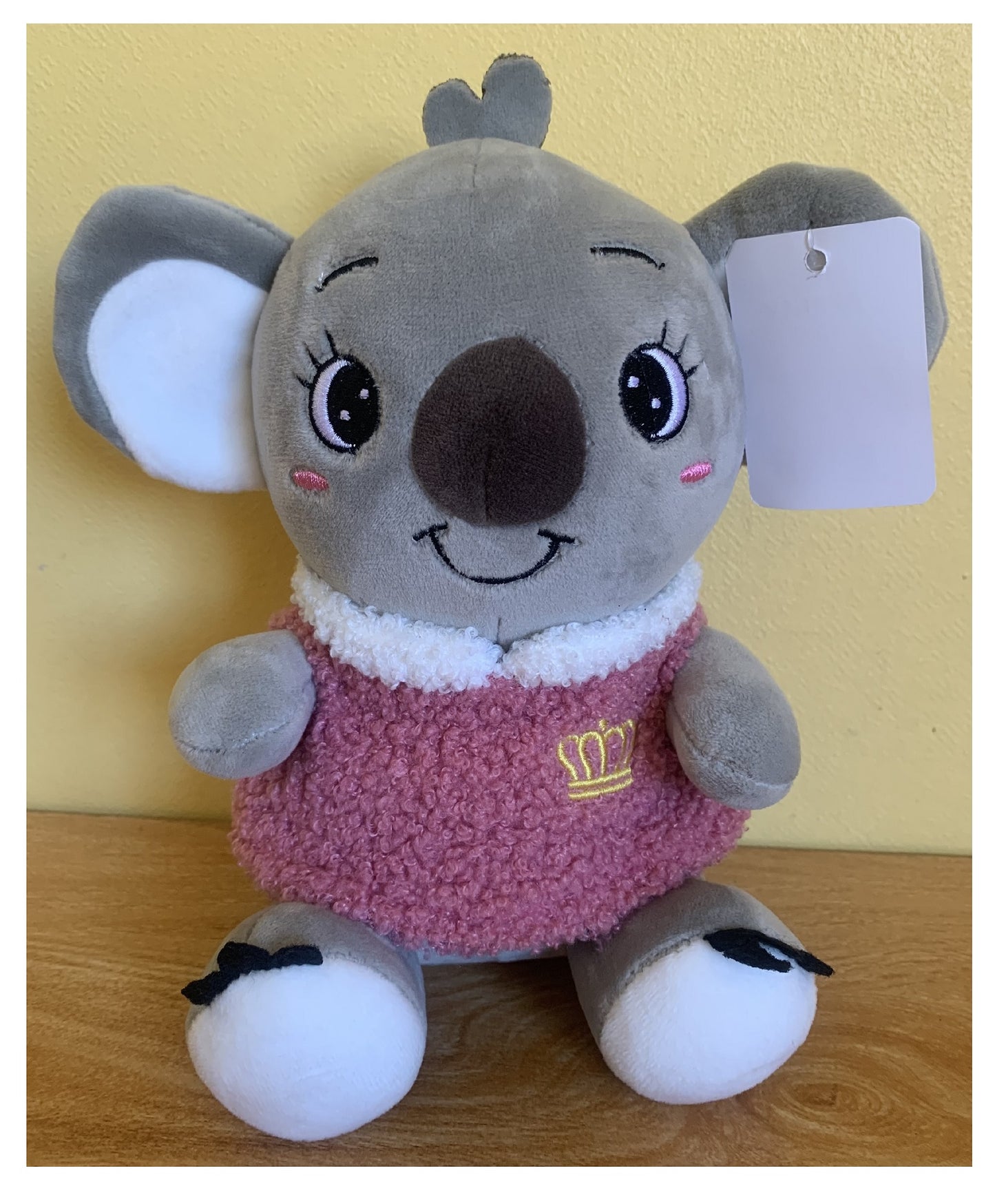 Peluche Koala Con Chaleco Kawaii De Felpa Suave 22cm