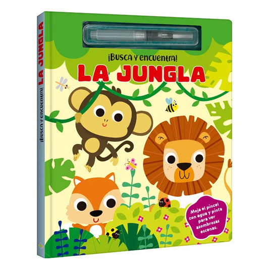 Libro La Jungla Con Pincel - Busca Y Encuentra - Lexus/nuevo