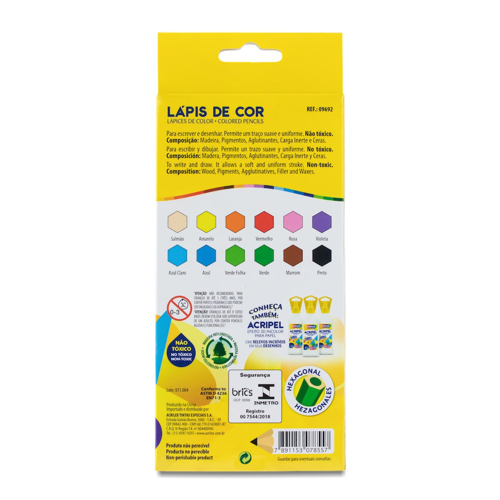 Pack Escolar Acrilex: Lapices, Tempera, Plasticina y más