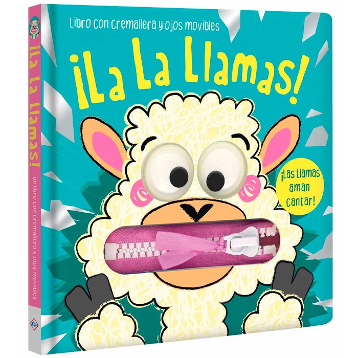 ¡La la Llamas! - Cremallera y Ojos Movibles