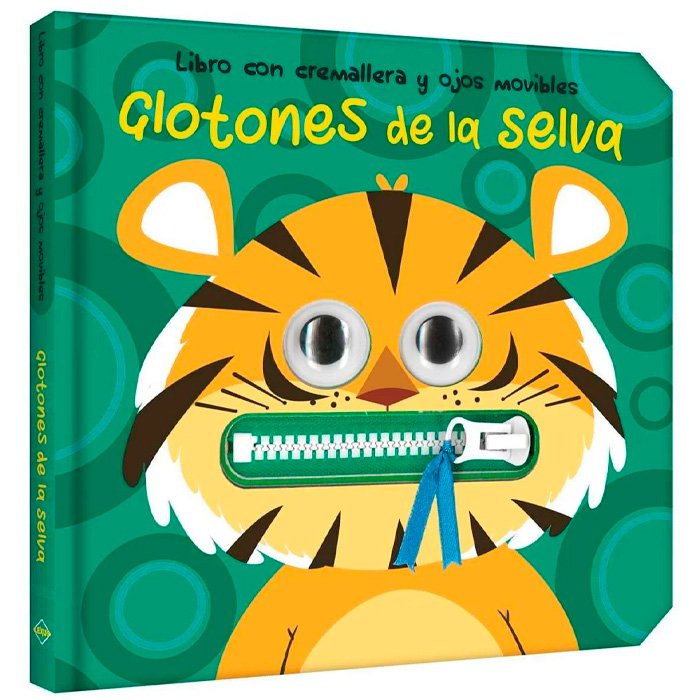 Glotones de la Selva - Cremallera y Ojos Movibles