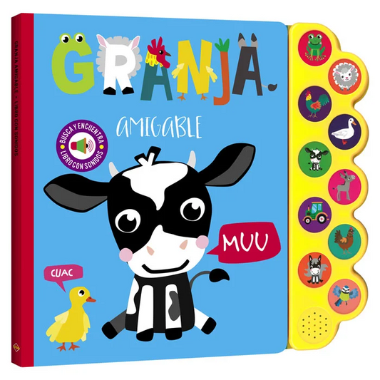 Libro Granja Amigable 10 Sonidos Busca y encuentra - Lexus
