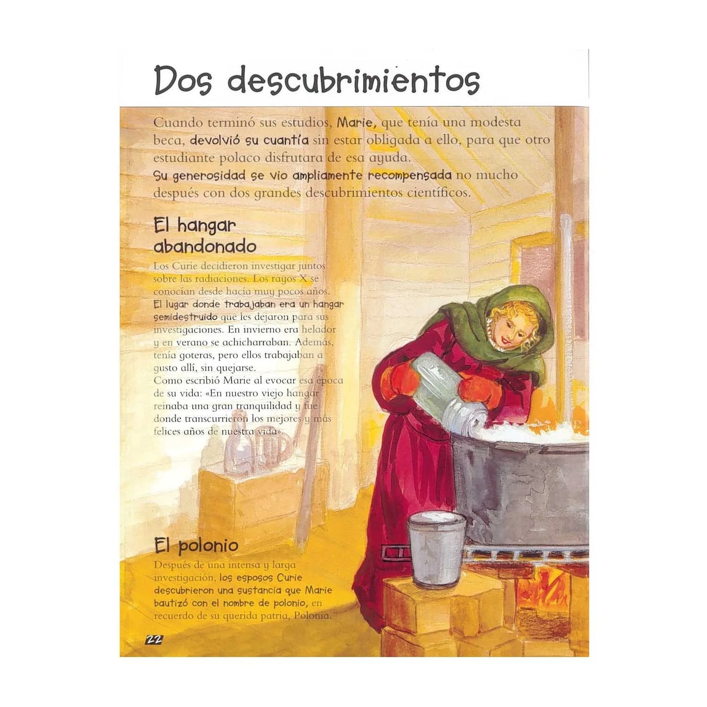 Libro Marie Curie La Gran Cientifica - Minibiografia - Lexus