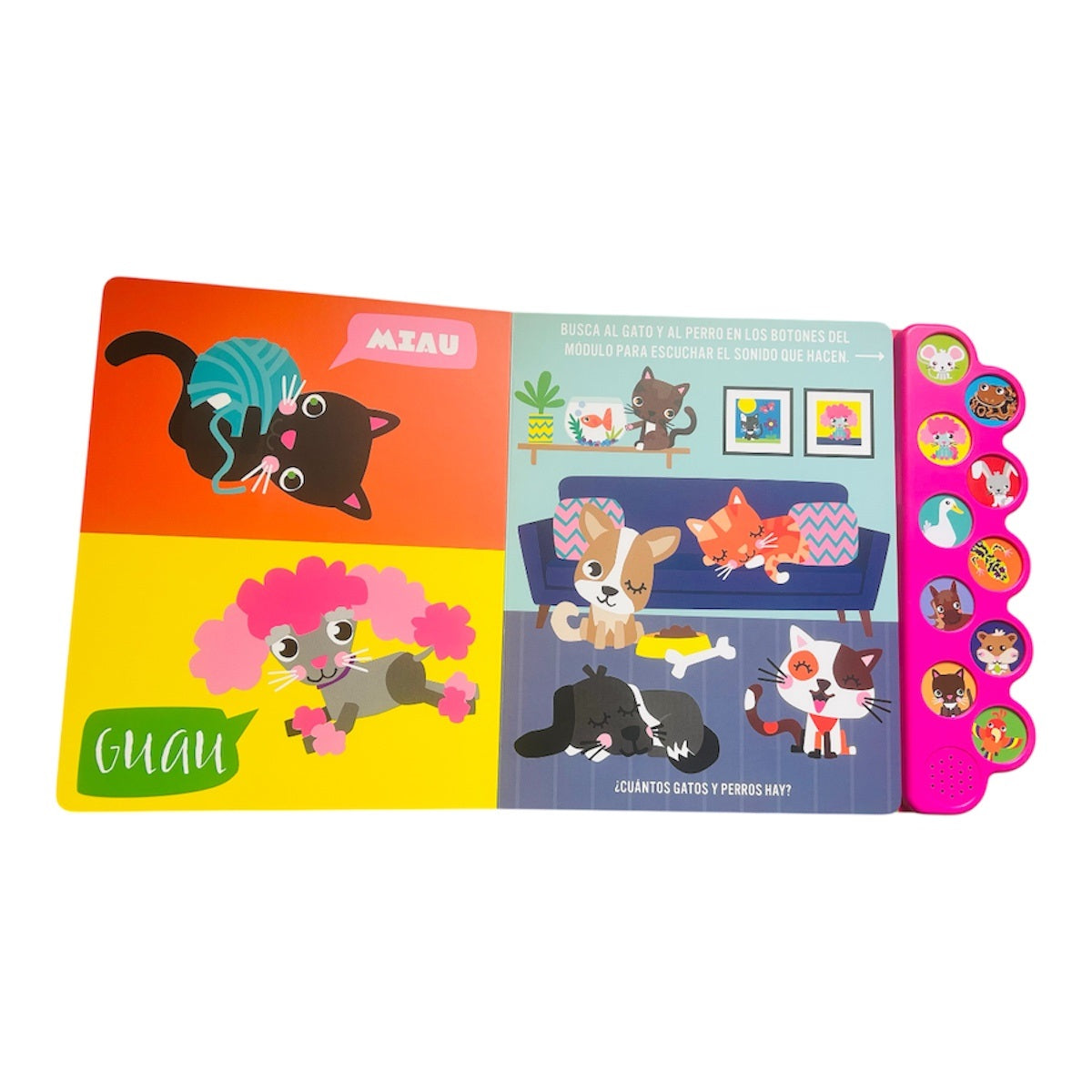 Libro Mascotas Encantadoras 10 Sonidos Busca y encuentra Lexus