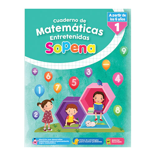 Matematicas Entretenidas desde 6 años 1° Básico Sopena