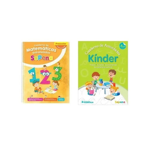 Pack Sopena Kinder Actividades Y Matematicas Edicion Actualizada