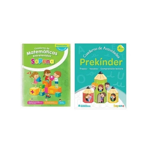 Pack Sopena Prekinder Actividades Y Matematicas Edición Actualizada