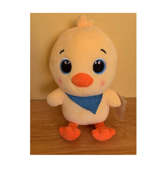 Peluche Pato Con Pañuelo Kawaii De Felpa Suave 22cm