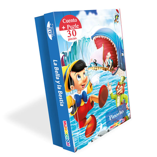 Pinocho, Cuento + Puzzle 30 Pz Mundicrom