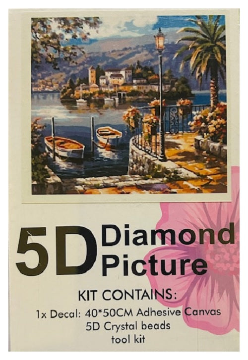 Kit Pintura Diamante 5d 40x50cm Con Herramientas
