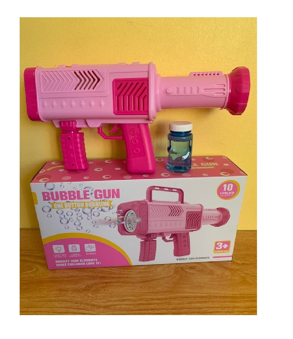 Pistola De Burbujas Bubble Gun Tipo Bazooka