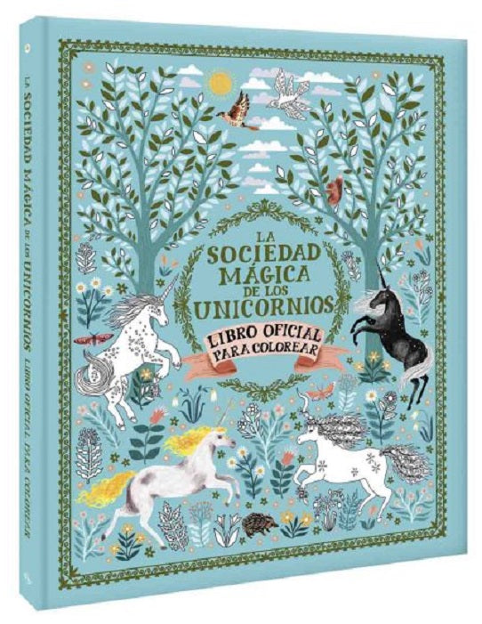 La Sociedad Magica De Los Unicornios, Libro Para Colorear