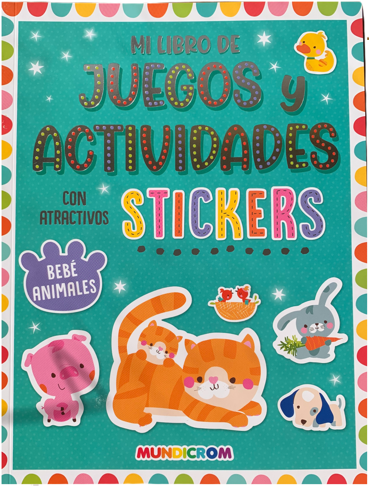 Coleccion de 3 Libros de Juegos y Actividades con stickers para niñas - Mundicrom