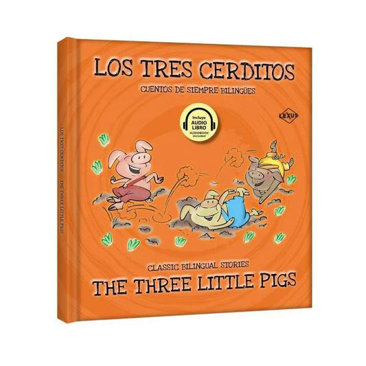 Bilingue Los Tres Cerditos/ The Three Little Pigs Audiolibro QR - Lexus