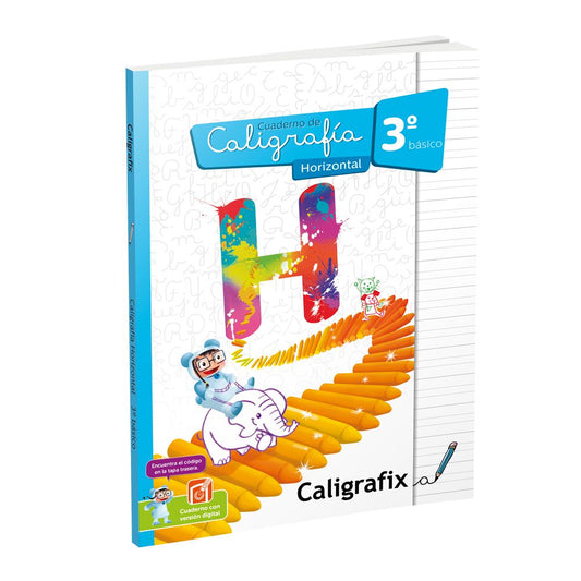 Cuaderno Caligrafia Horizontal 3° Básico Edición Actualizada Caligrafix