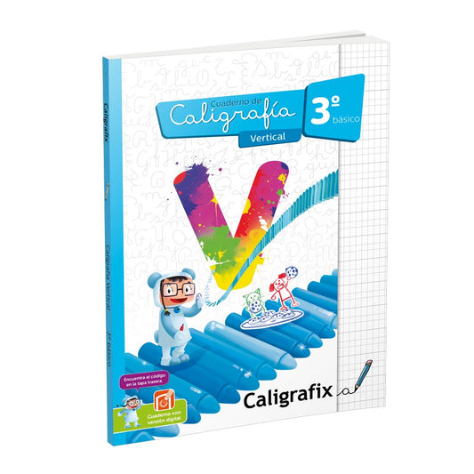 Cuaderno Caligrafia Vertical 3° Básico Edición Actualizada Caligrafix