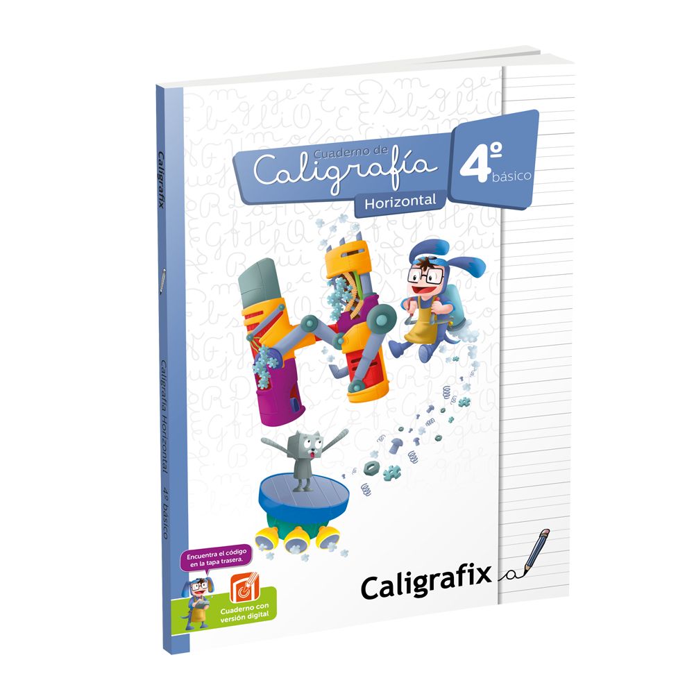 Cuaderno Caligrafia Horizontal 4° Básico Edición Actualizada Caligrafix