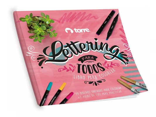 Lettering Para Todos - Libro Para Colorear