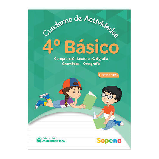 Cuaderno de Actividades 4° Básico Horizontal Sopena